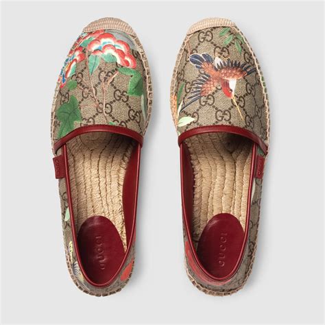 gucci womens espadrilles|gucci espadrille flats.